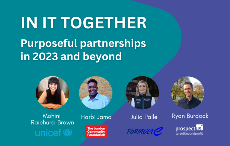 In It Together – Purposeful Partnerships in 2023 and Beyond
