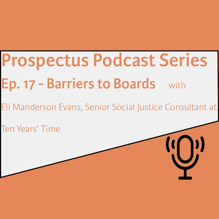 Eliminating Barriers to Boards – Podcast 17 with Eli Manderson Evans