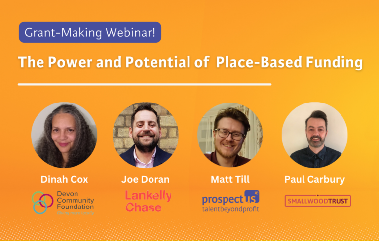 Grant-Making Webinar: The Power and Potential of Place-Based Funding